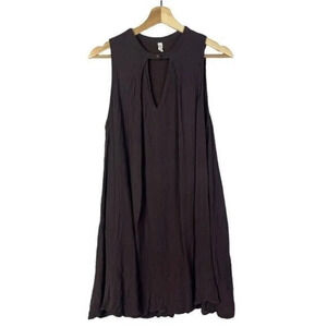 Boutique Gentle Fawn Brown Sleeveless Shift Dress XS